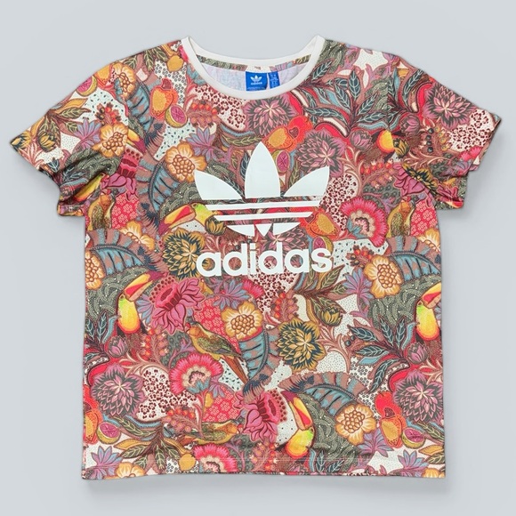 adidas Tops - Adidas Originals x FARM Rio “Fugiprabali” Trefoil Tee